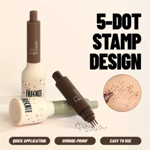 Stylo Tampon à Taches de Rousseur Imperméable – Effet Naturel Longue Tenue, Résistant à la Sueur, Maquillage Facile pour Débutants