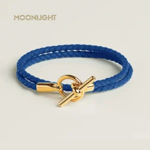Bracelet MOONLIGHT en Cuir Double Couche pour Femme – Bracelet Mode Élégant, 11 Couleurs