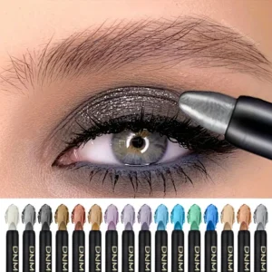 Eyeliner Nacré Imperméable Longue Tenue – 16 Couleurs Brillantes Sans Bavures
