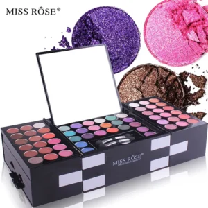 Palette de maquillage professionnelle 142 couleurs – Fards à paupières, fards à joues et poudres à sourcils