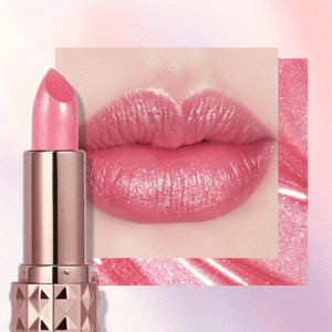 Rouge à Lèvres Velours Scintillant Sirène Métallique Nacré Longue Tenue – Effet Brillant et Élégant