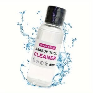 Nettoyeur de Pinceaux de Maquillage Professionnel 50 ml | Solution Moussante Sans Résidu