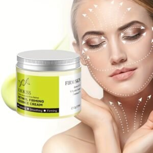 Crème au Rétinol avec Niacinamide, Glycérine & Vitamine E – Soin Hydratant Raffermissant Anti-Âge | Lisse l'Apparence des Rides, Texture Légère Non Grasse, Tous Types de Peau