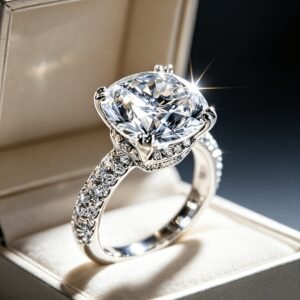 Bague Vintage Élégante pour Femme – Bague de Fiançailles, Anniversaire & Cadeau Romantique