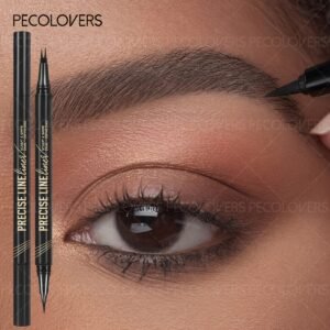 Crayon à Sourcils & Eyeliner Liquide Waterproof – Pointe Fine, Séchage Rapide et Longue Tenue